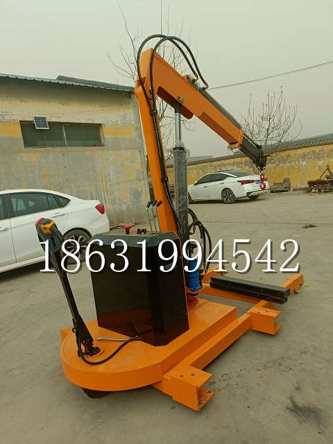 偏关县自卸车厢随车吊 自制轮式四不像起重机 四驱平板吊 5吨 贵盛